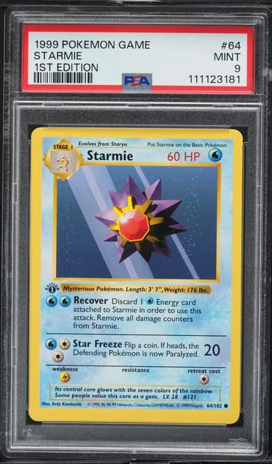 Starmie 1st Edition