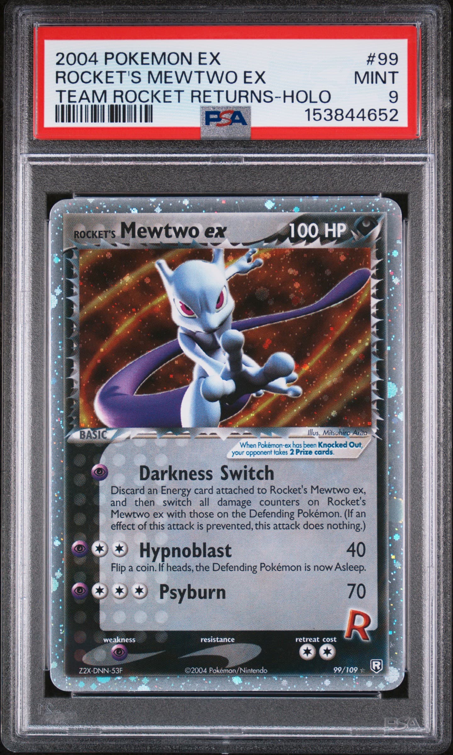 Rocket's Mewtwo EX-Holo