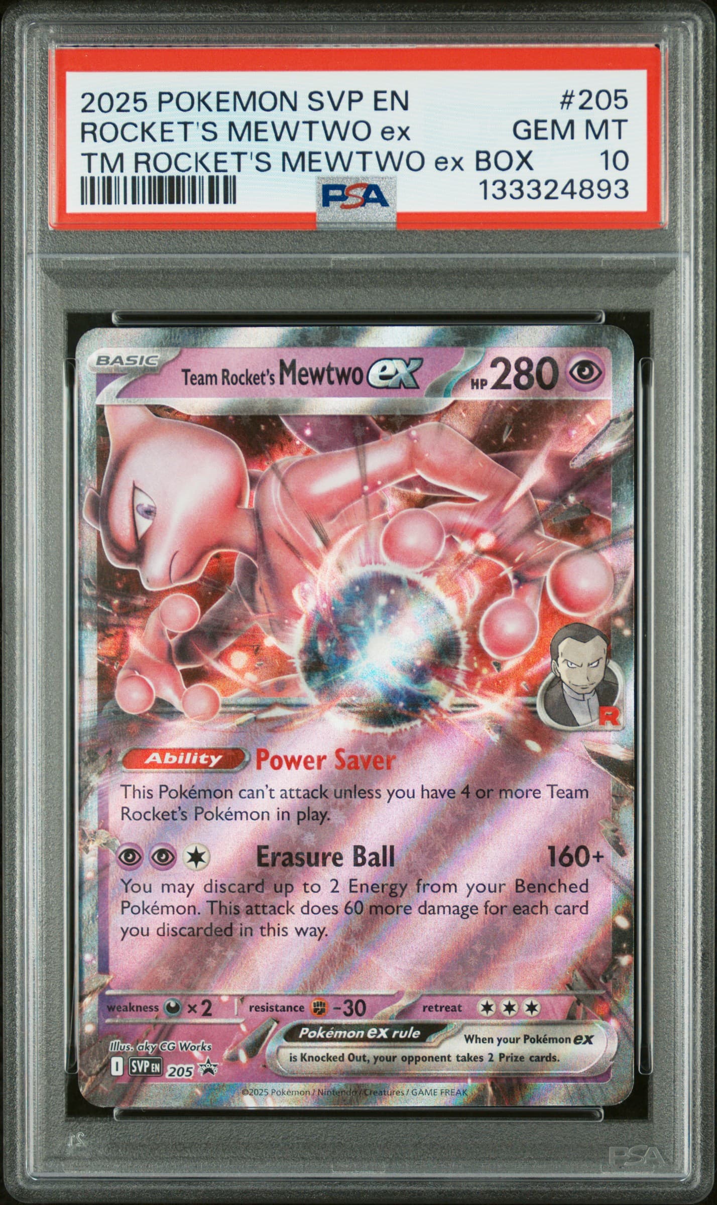Team Rocket's Mewtwo EX