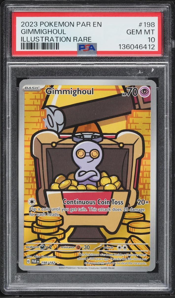 Pokemon Scarlet & Violet Paradox Rift IR Gimmighoul #198