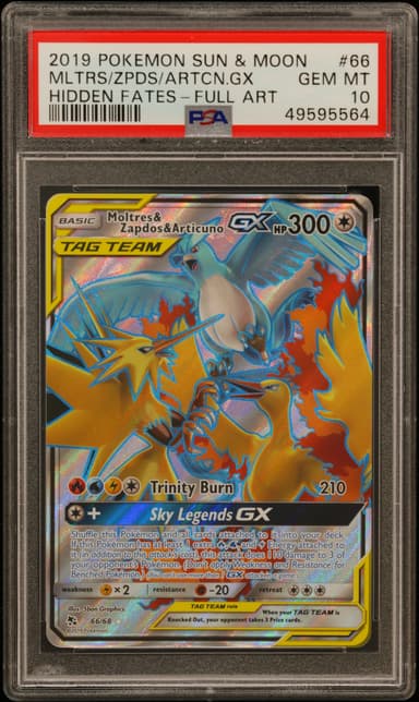 Full Art/Moltres & Zapdos & Articuno GX