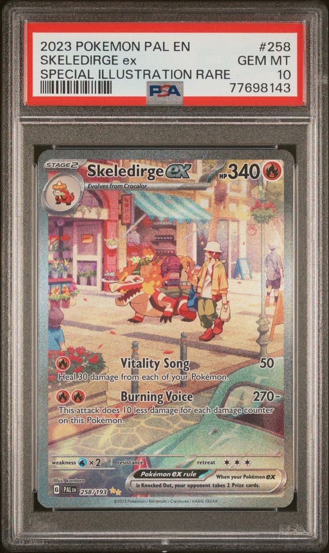 2023 #258 Skeledirge EX PSA 10 P