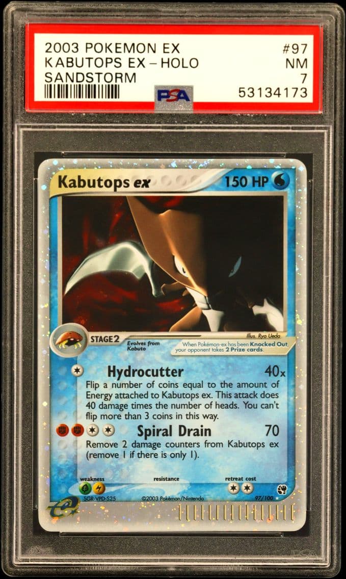 2003 #97 Kabutops EX-Holo PSA 7 