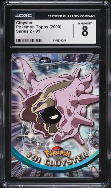 Topps Pokemon Series 2 Cloyster #91