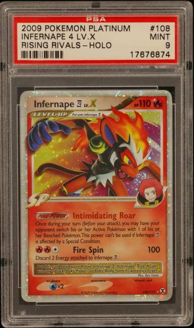 Infernape 4 LV.X-Holo