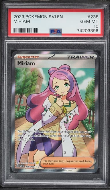 Pokemon Scarlet & Violet Full Art Miriam #238