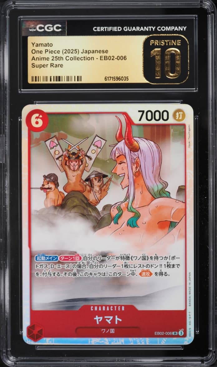 One Piece Japanese Anime 25th Collection SR Yamato #EB02-006