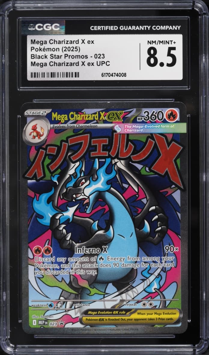 Pokemon Mega Evolution Promo Ultra Premium Mega Charizard X Ex #23