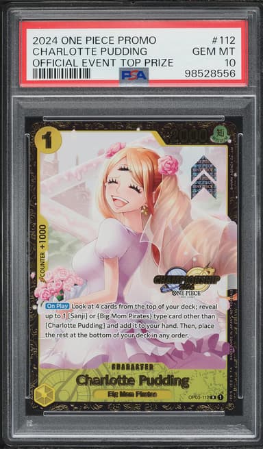 One Piece Promo Official Event Top Prize Charlotte Pudding #OP03-112