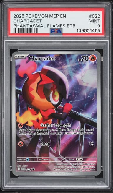 Pokemon Mega Evolution Promo Phantasmal Flames ETB Full Art Charcadet #22