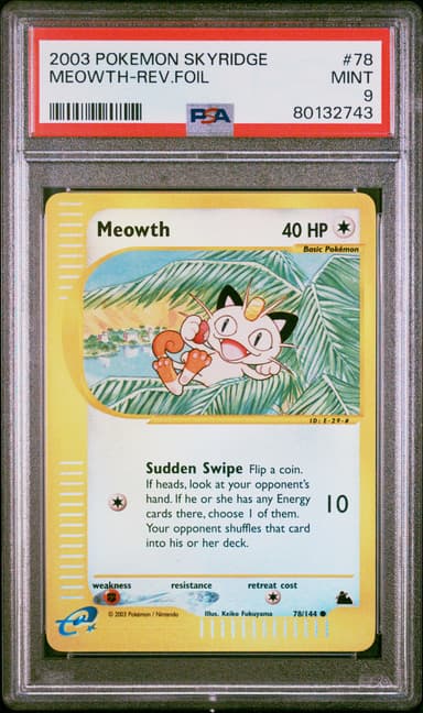 Meowth-Reverse Foil
