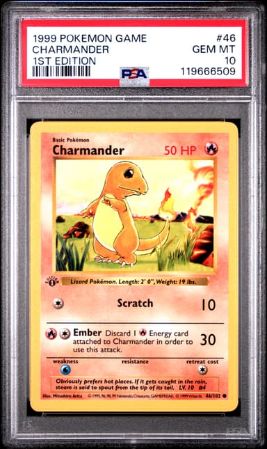 Charmander 1st Edition