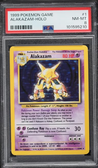 Base Set Holo Alakazam NM-MT