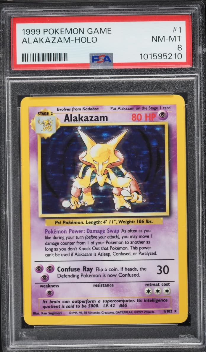 Base Set Holo Alakazam NM-MT