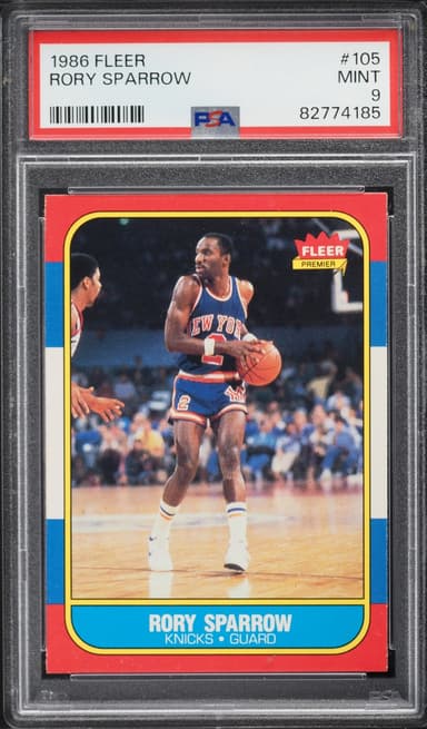 Fleer Basketball Rory Sparrow #105