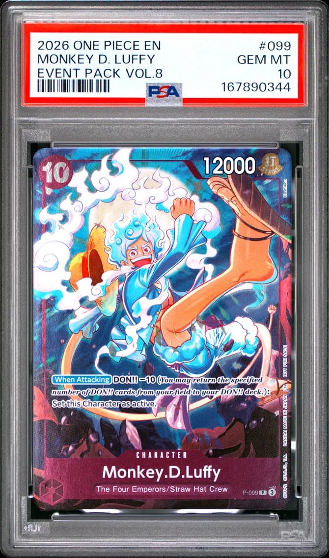 2026 #099 Monkey D. Luffy PSA 10