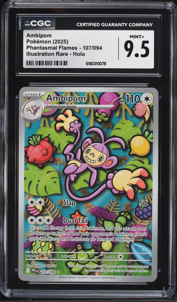 Pokemon Mega Evolution Phantasmal Flames IR Ambipom #107
