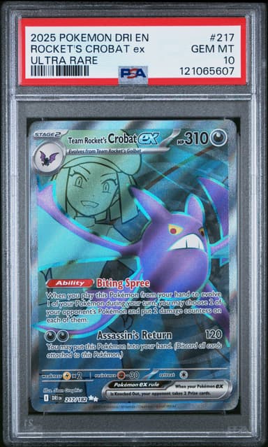 Team Rocket's Crobat EX