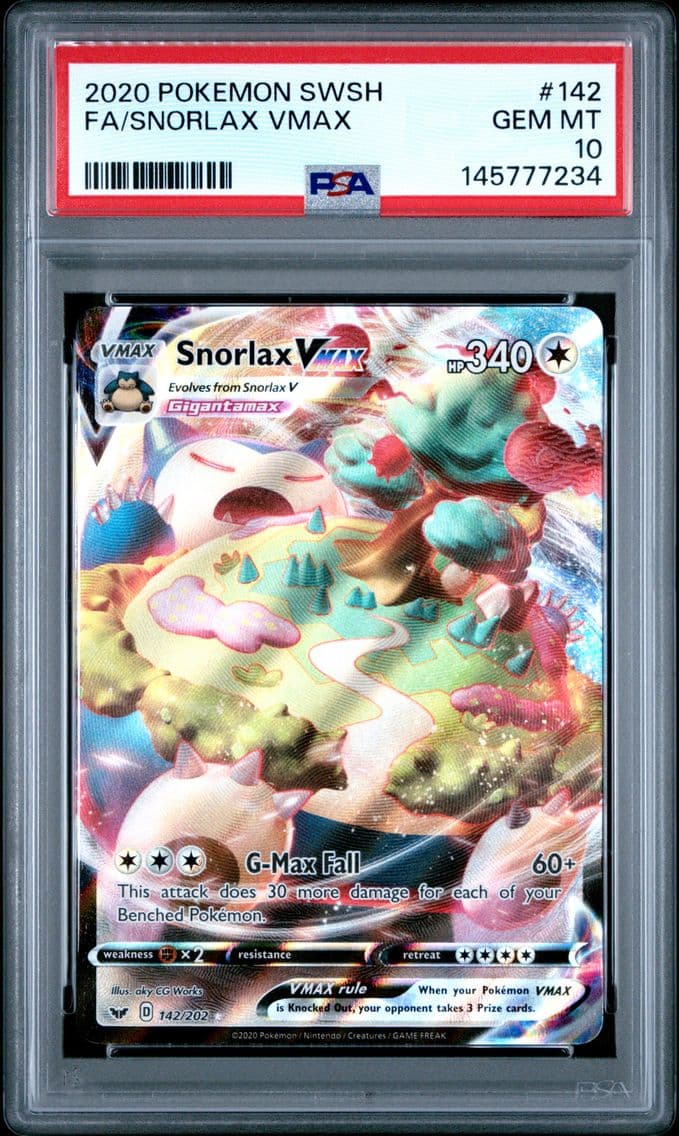 2020 #142 Full Art/Snorlax Vmax 