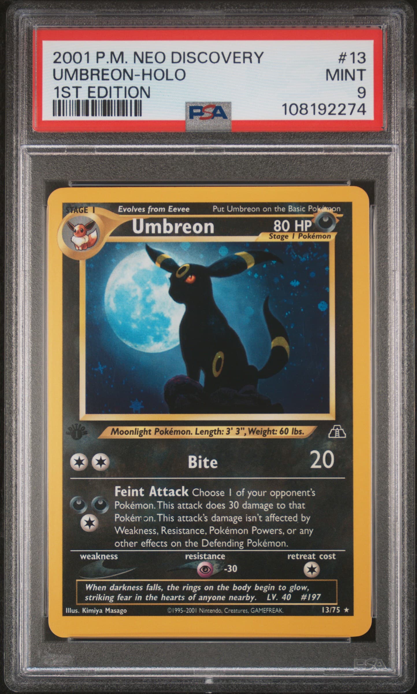Umbreon-Holo 1st Edition