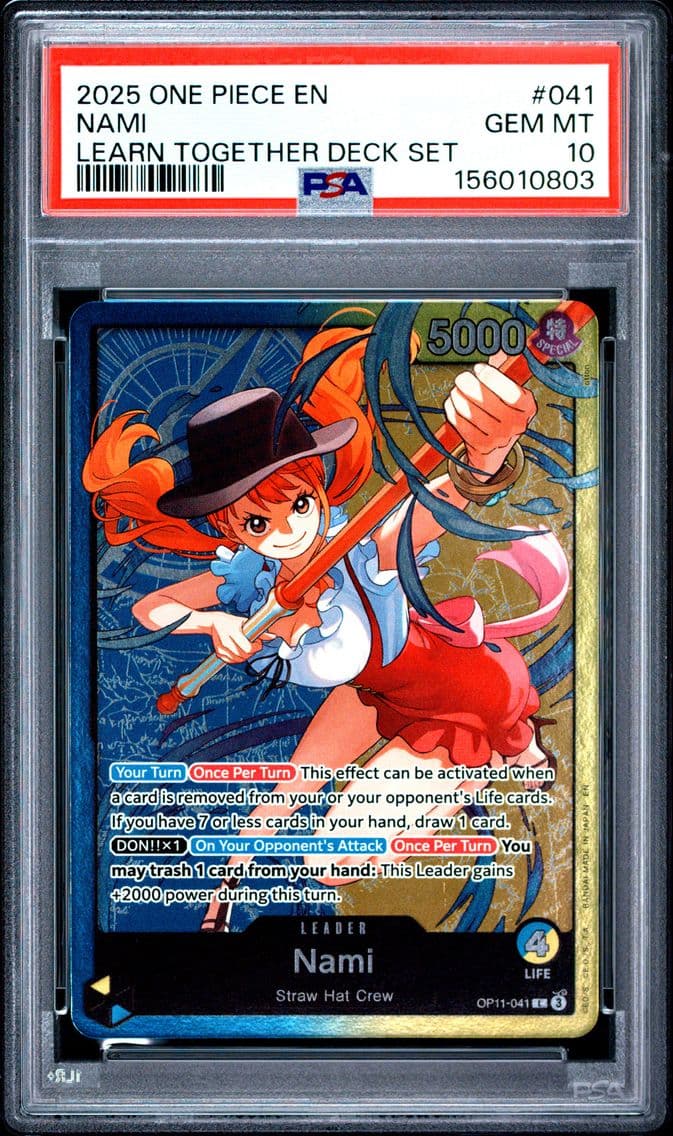 2025 #041 Nami PSA 10 One Piece 