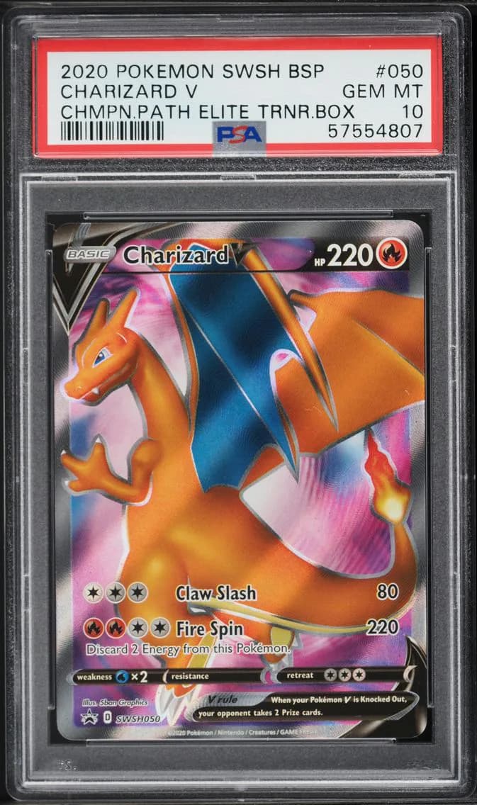 2020 #050 Charizard V PSA 10 Sws