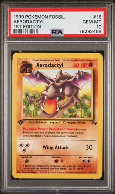 Aerodactyl 1st Edition