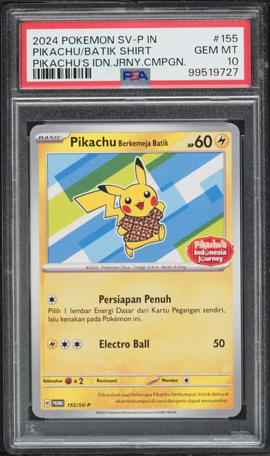 Pikachu in Batik Shirt