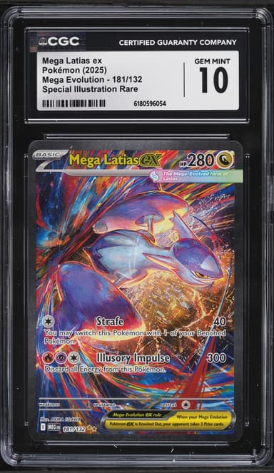 Pokemon Mega Evolution SIR Mega Latias Ex #181