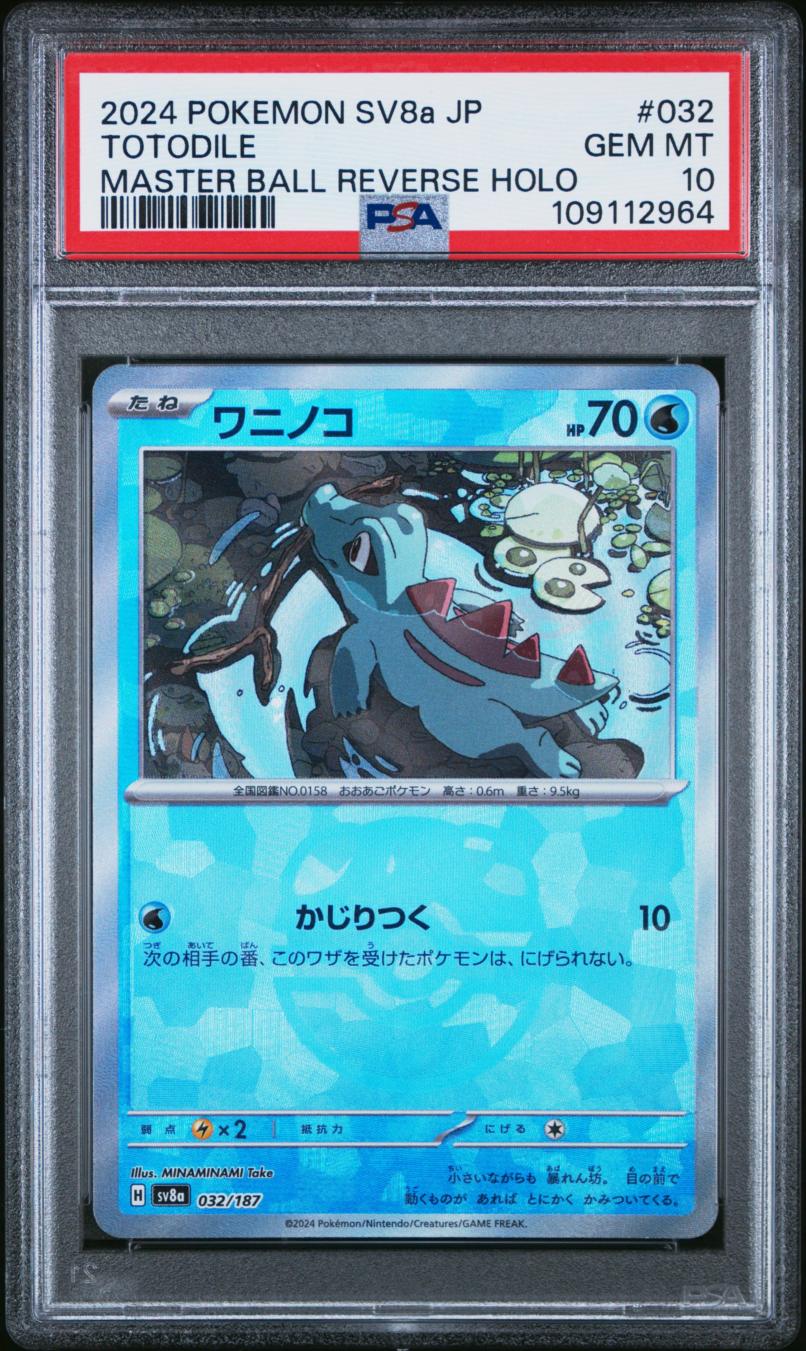 Totodile Master Ball Reverse Holo
