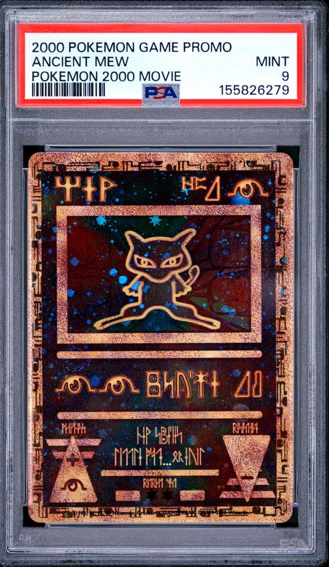 2000 #NA Ancient Mew PSA 9 Game 