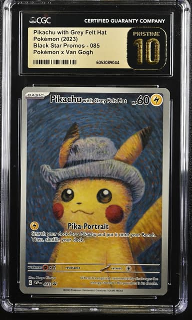 Pikachu With Grey Felt Hat