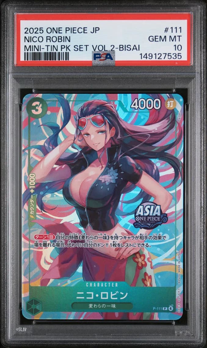 2025 #111 Nico Robin PSA 10 One 