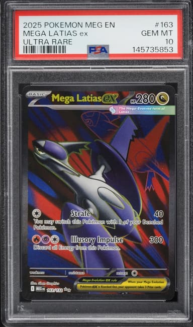 Pokemon Mega Evolution Full Art Mega Latias ex #163