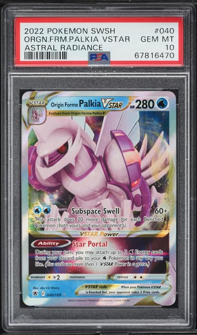 Origin Forme Palkia Vstar