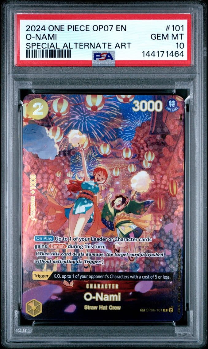 2024 #101 O-Nami PSA 10 One Piec
