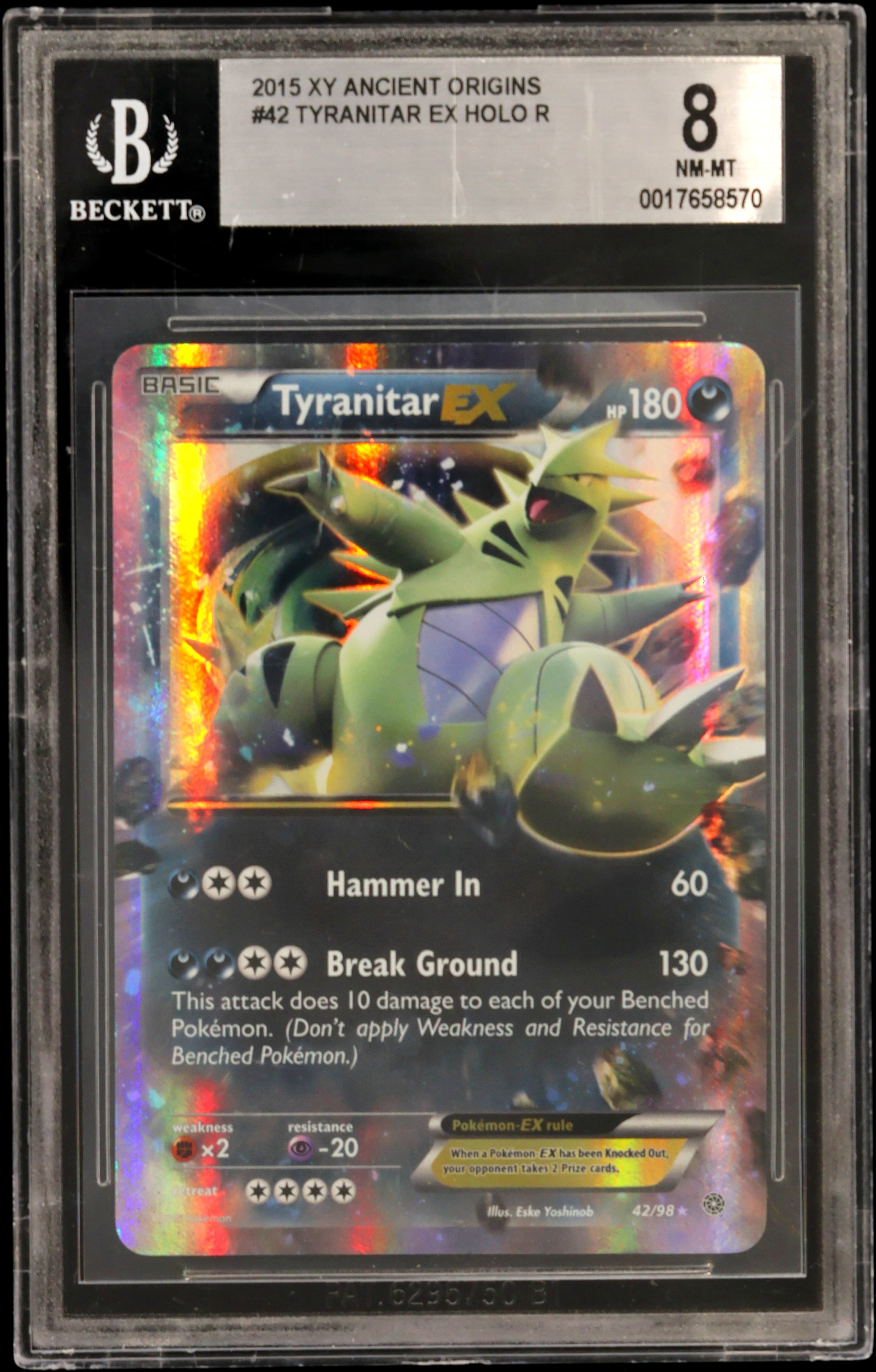 Tyranitar EX HOLO R