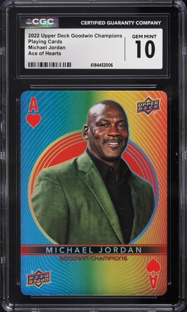 Upper Deck Goodwin Champions Playing Cards