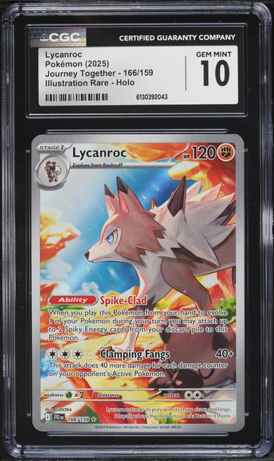 Pokemon Scarlet & Violet Journey Together IR Lycanroc #166