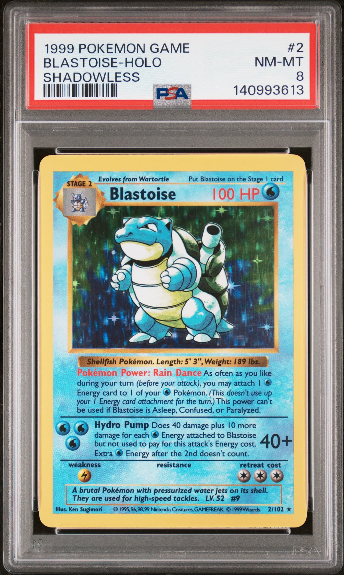 Blastoise-Holo Shadowless