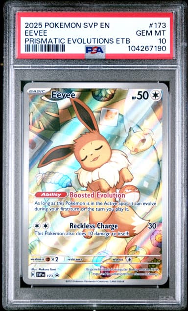 Eevee Prismatic Evolutions Elite Trainer Box