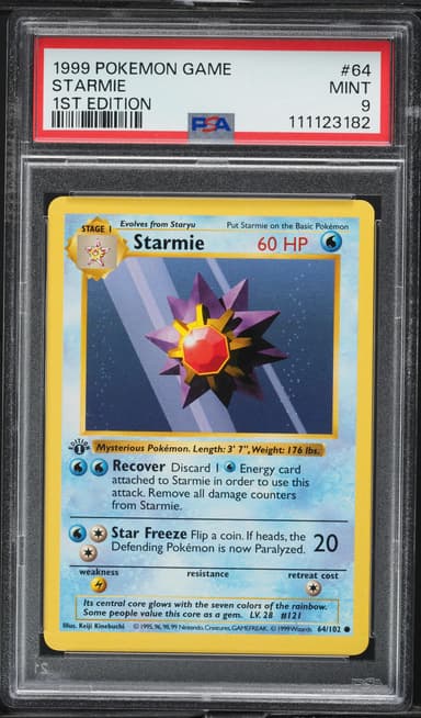 Starmie 1st Edition
