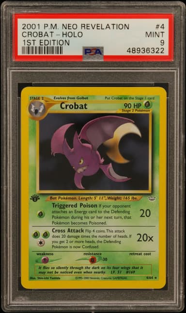 Crobat-Holo 1st Edition