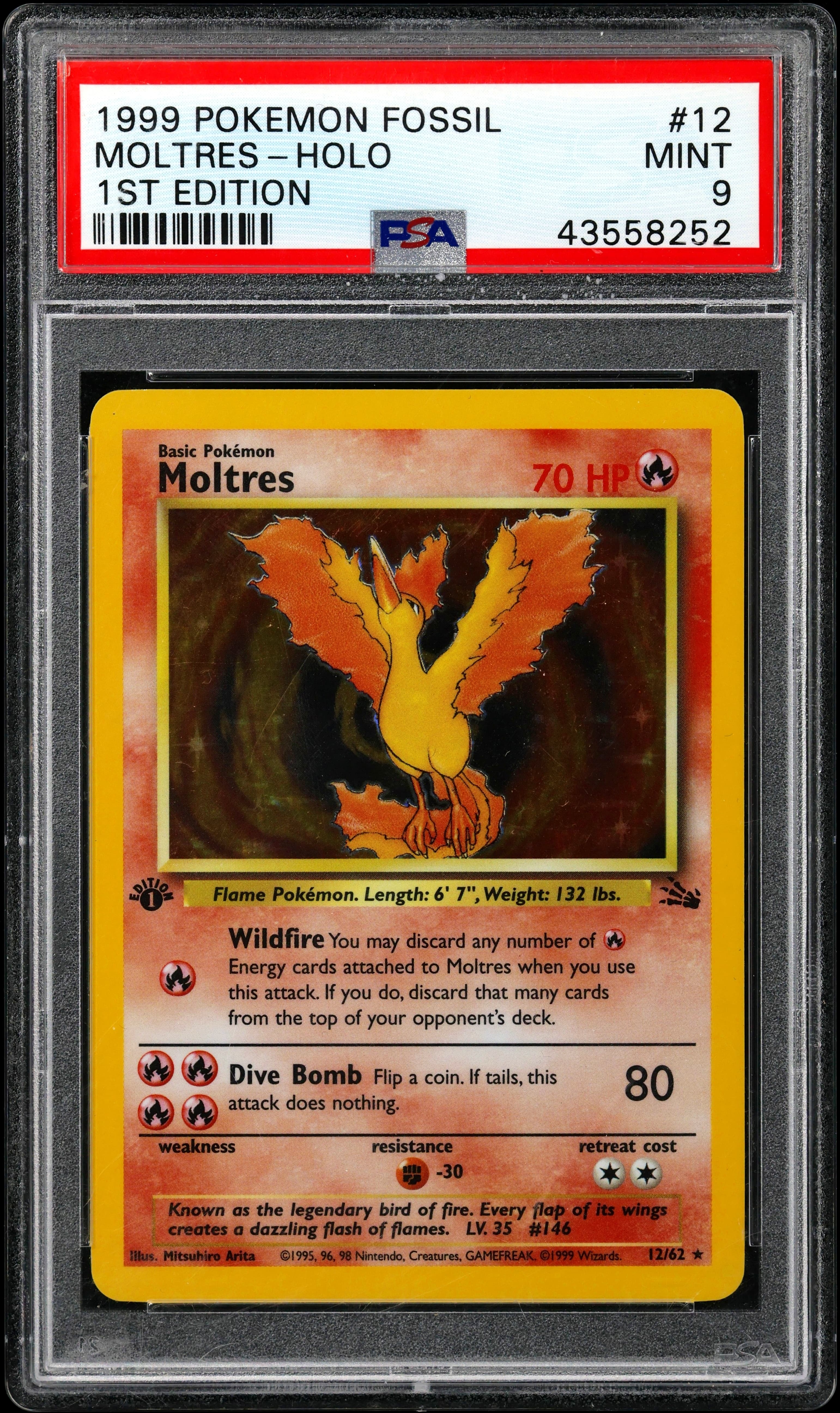 Moltres-Holo 1st Edition