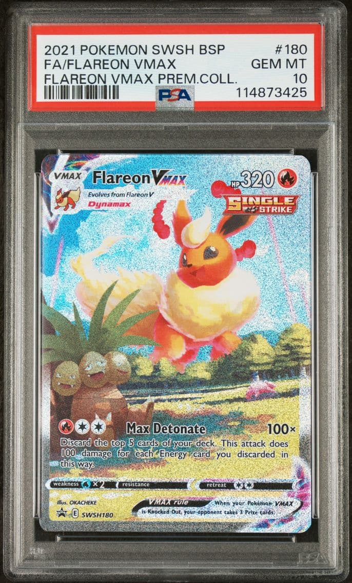 2021 #180 Full Art/Flareon Vmax 