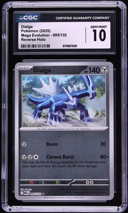 Pokemon Mega Evolution Reverse Holo Dialga #095