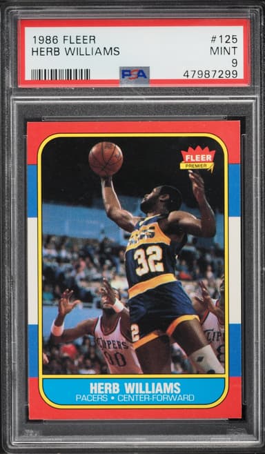 Fleer Basketball Herb Williams #125