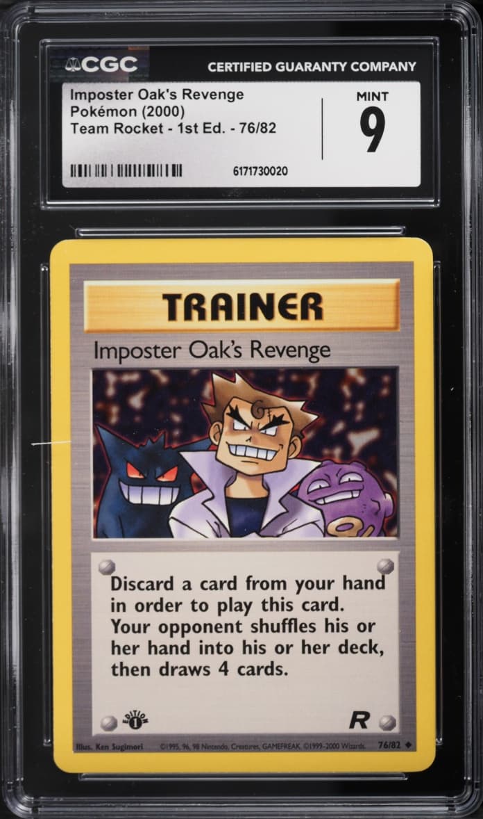 Pokemon Team Rocket 1st Edition Imposter Oak's Revenge #76
