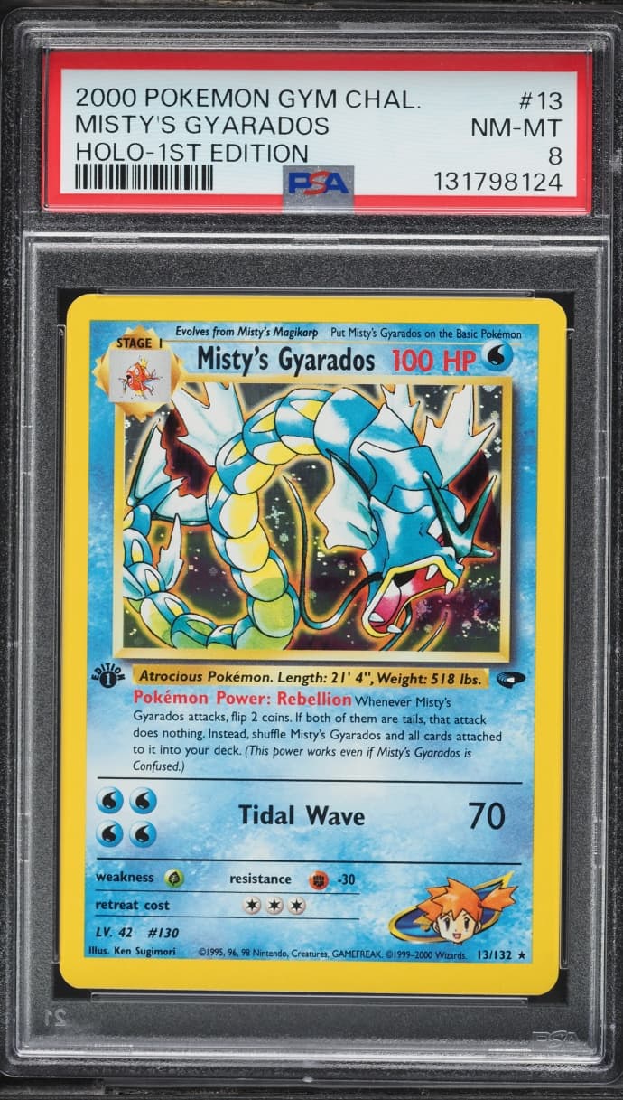 Gym Challenge Holo 1st Edition Misty's Gyarados NM-MT