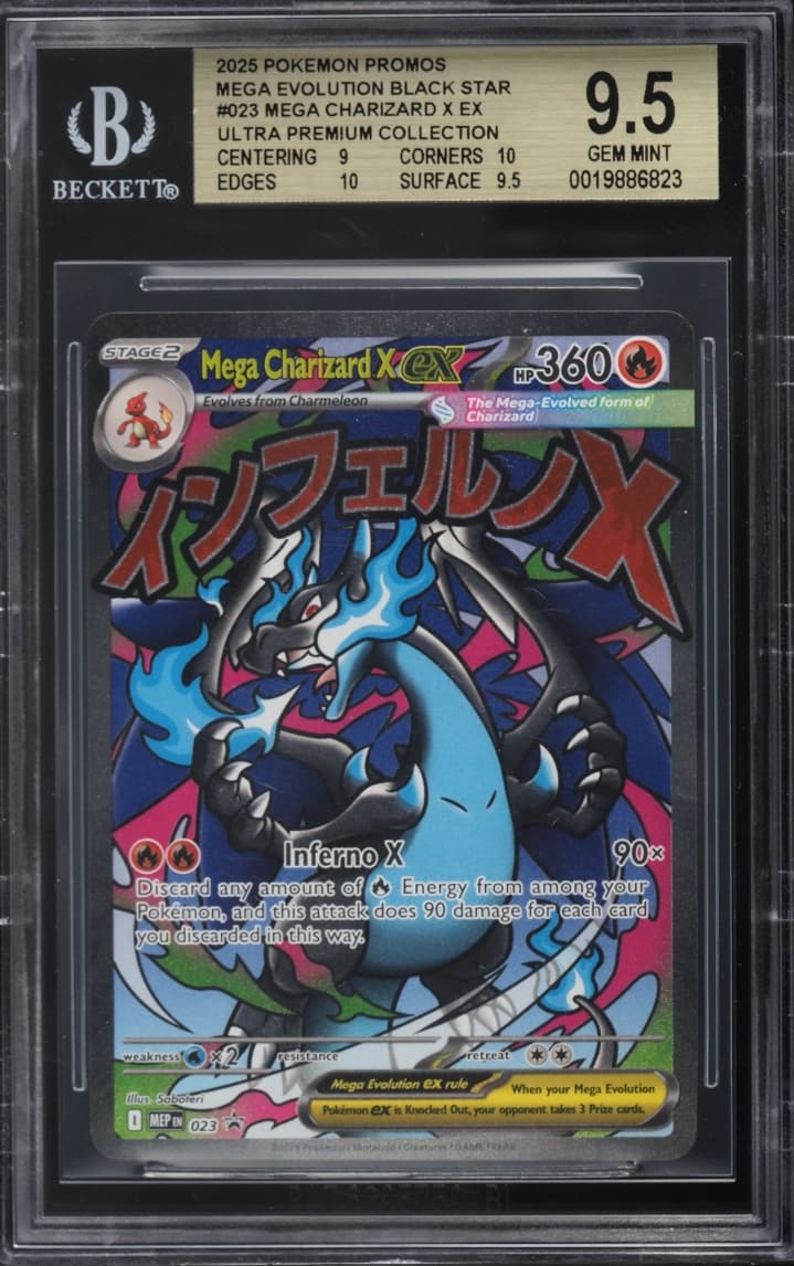 Pokemon Mega Evolution Promo Ultra Premium Full Art Mega Charizard X EX #23